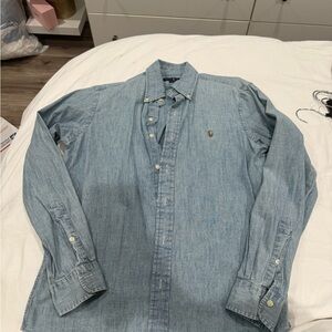 Men's Blue Denim Shirt